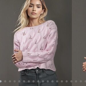 NWT New York and Company pink sweater